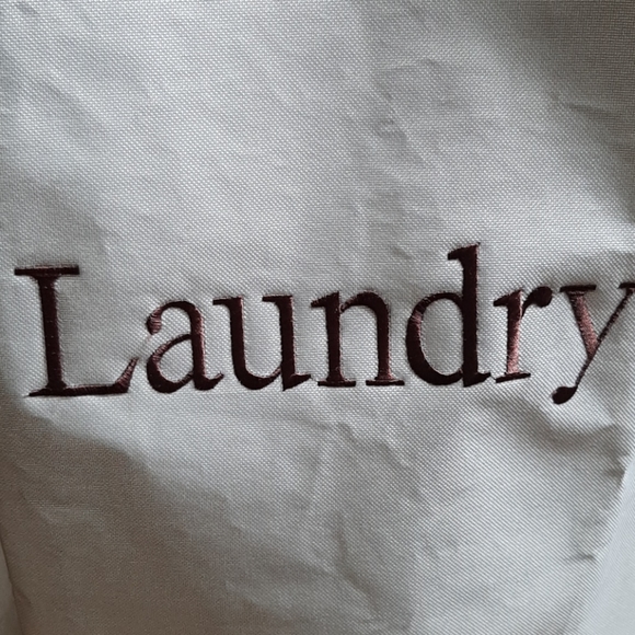 Canvas Laundry Tote NWOT - Picture 3 of 8